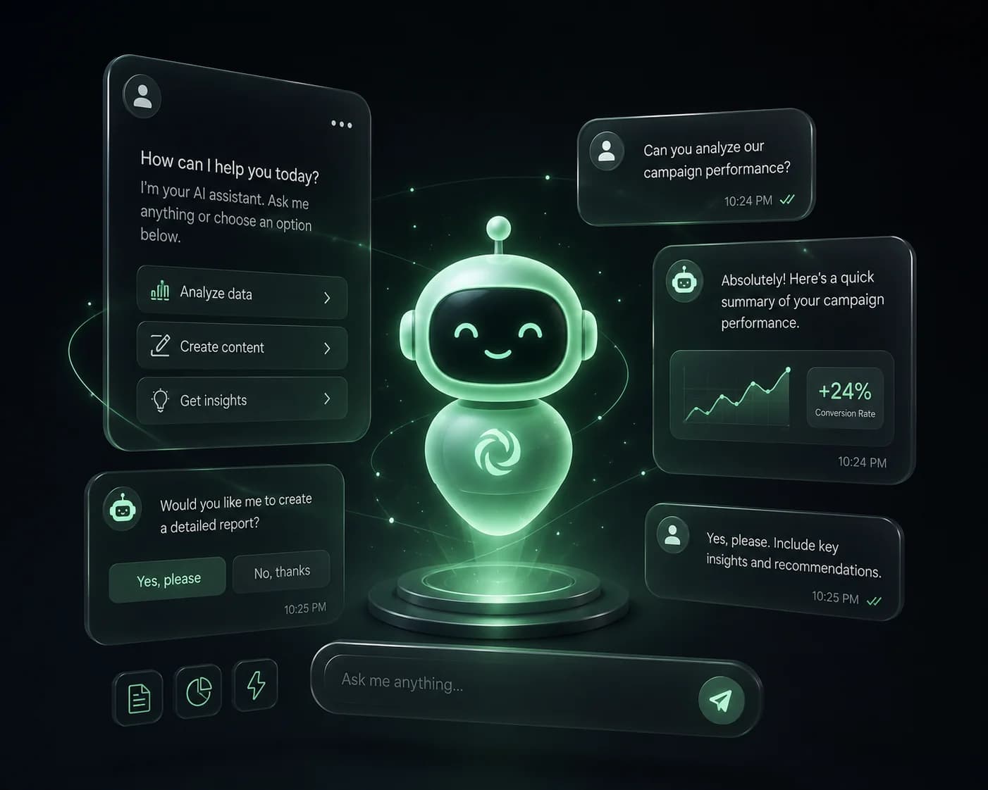AI chatbot görseli
